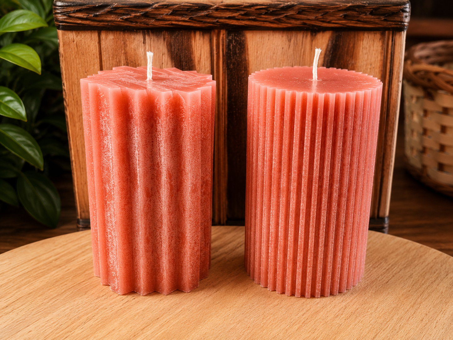 VELA DECORATIVA E AROMA FLORAL