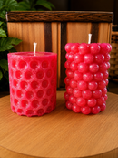 VELA DECORATIVA E AROMA FLORAL